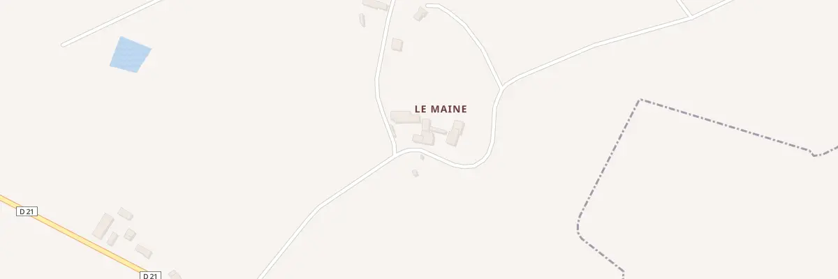 Plan du 5238 Le Maine à Flavignac