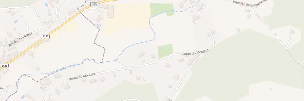 Plan du 515 Rte du Moulant à Castels et Bézenac