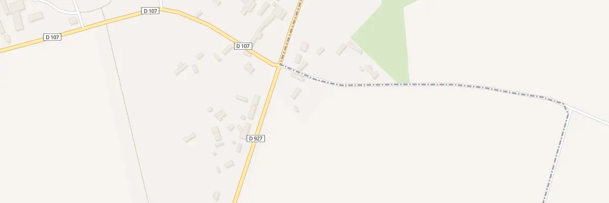 Plan du 305 Rte du Relais de Poste à Omonville