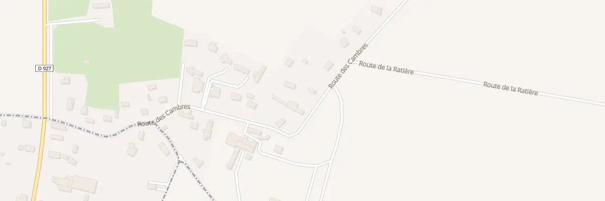 Plan du 800 Rte des Cambres à Anceaumeville