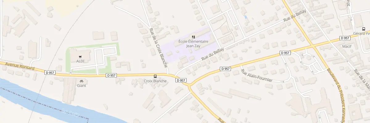 Plan du 39 Rue du Bellay à Vendôme