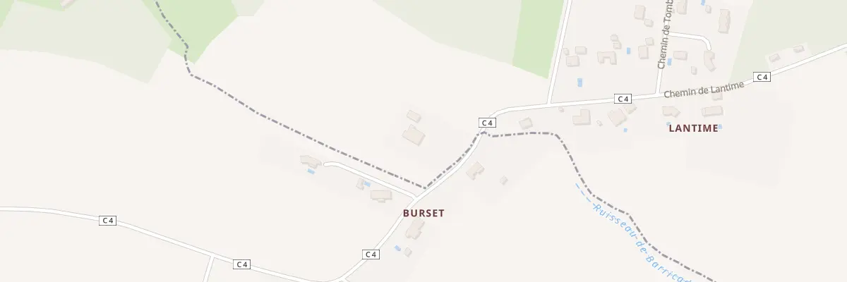 Plan du 87 Che de Lantime à Lagraulet-Saint-Nicolas