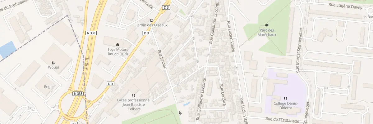 Plan du 42 Rue Professeur L Bernard au Petit-Quevilly
