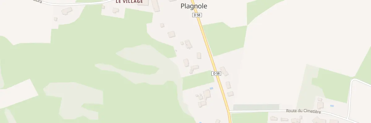 Plan du 270 Rte de Savères à Plagnole