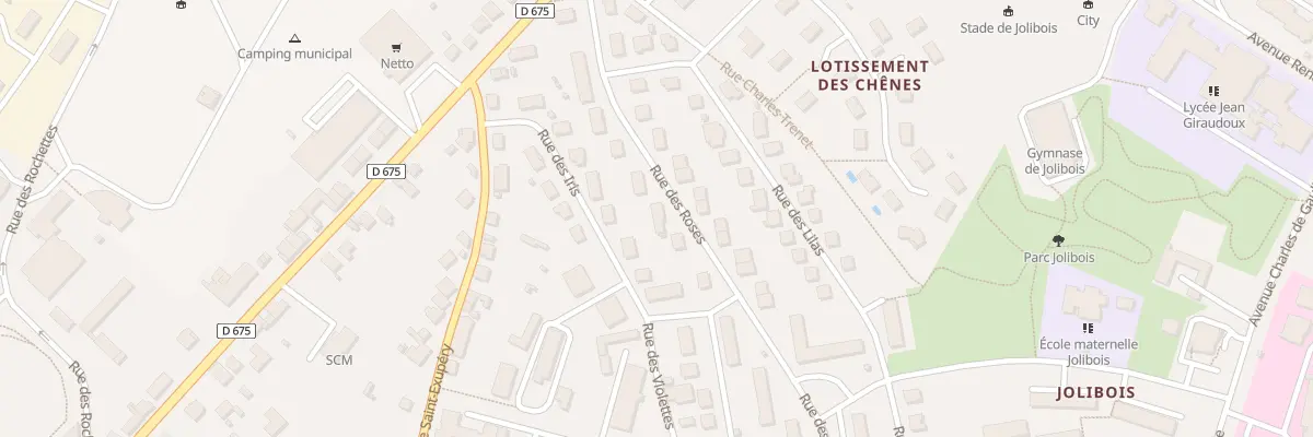 Plan du 43 Rue des Roses à Bellac