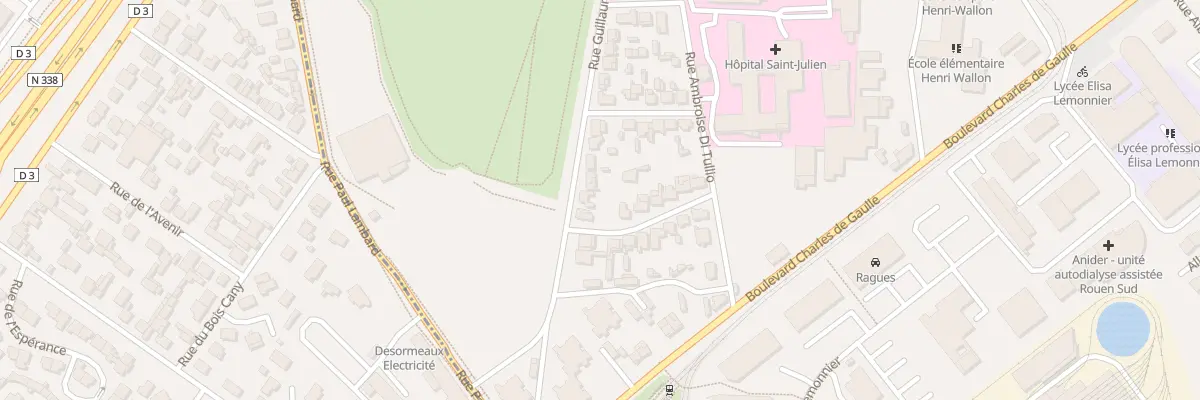 Plan du 63 Rue Guillaume Lecointe au Petit-Quevilly