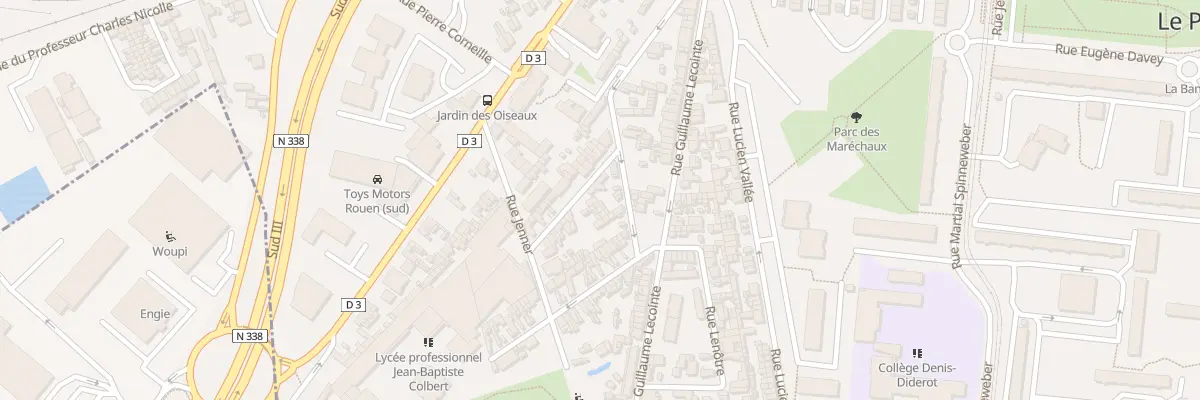 Plan du 32 Rue Professeur L Bernard au Petit-Quevilly
