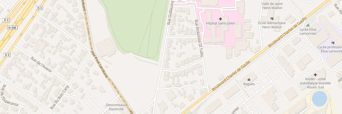 Plan du 61 Rue Guillaume Lecointe au Petit-Quevilly