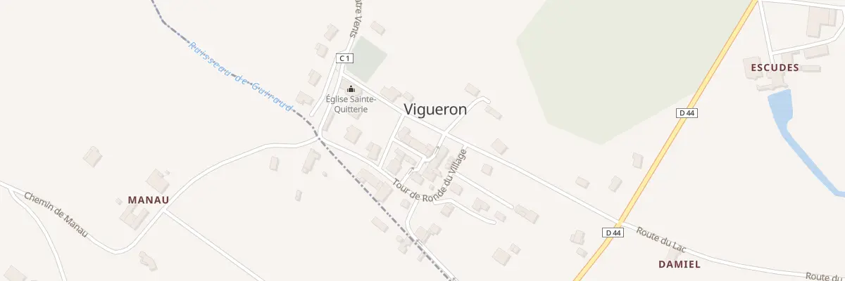 Plan du 5021 Vigueron à Vigueron