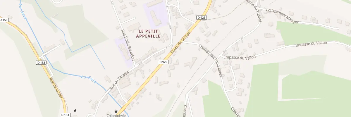 Plan du 384 Rte de Dieppe à Hautot-sur-Mer