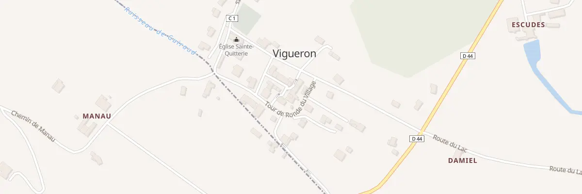 Plan du 5015A Vigueron à Vigueron