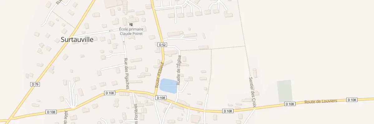 Plan du 5 Rle de l’Eglise à Surtauville