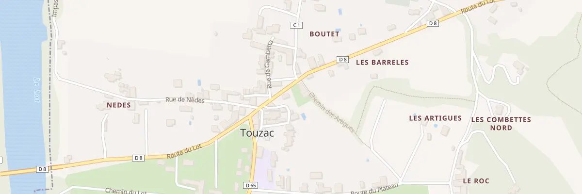 Plan du 5009 Touzac à Touzac