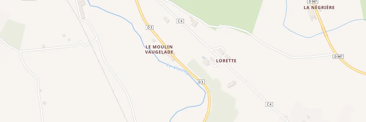 Plan du 2B Rue de Lorette à Bellac