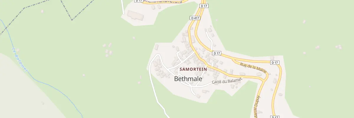 Plan du 6 Carre du Peyrat à Bethmale