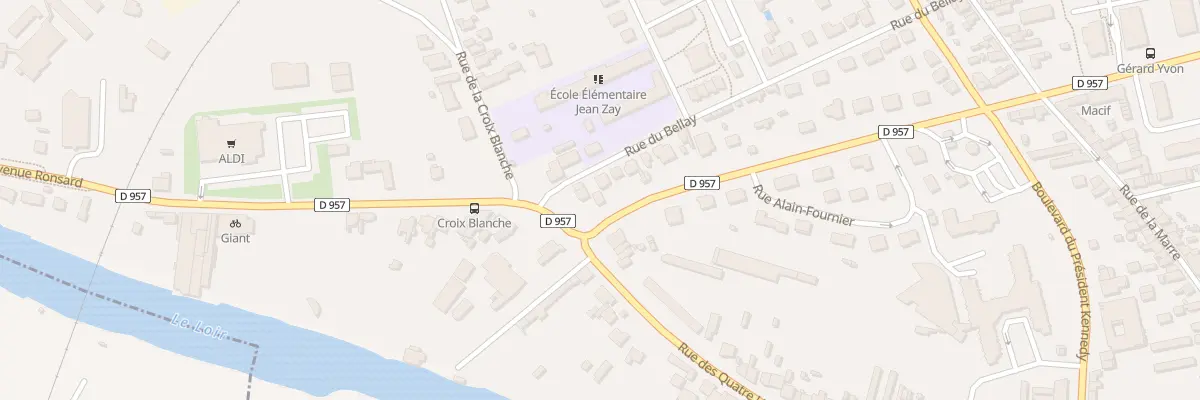 Plan du 48 Rue du Bellay à Vendôme
