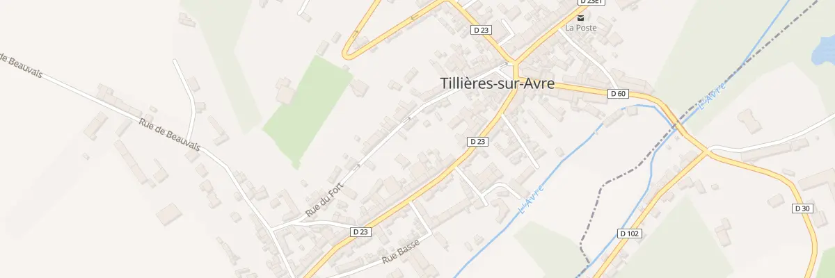 Plan du 19 Rue du Fort à Tillières-sur-Avre