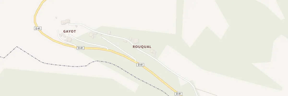 Plan du 5241 Rouquat à Touffailles