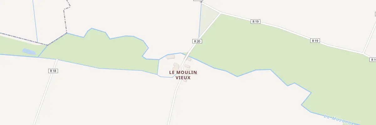 Plan du 48 Le Moulin Vieux à Moulhard