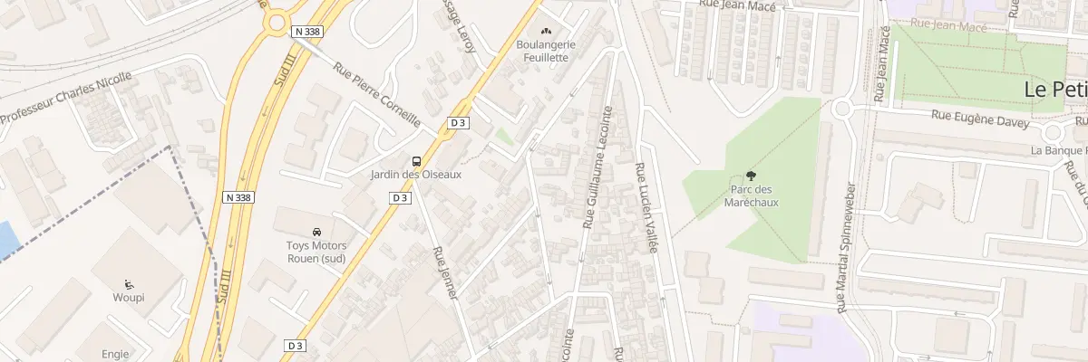 Plan du 27 Rue Professeur L Bernard au Petit-Quevilly