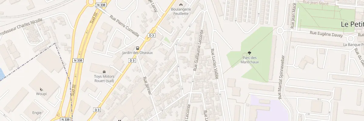 Plan du 31 Rue Professeur L Bernard au Petit-Quevilly
