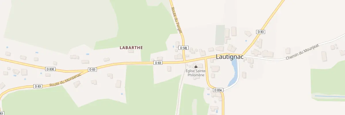 Plan du 77 Labarthe à Lautignac
