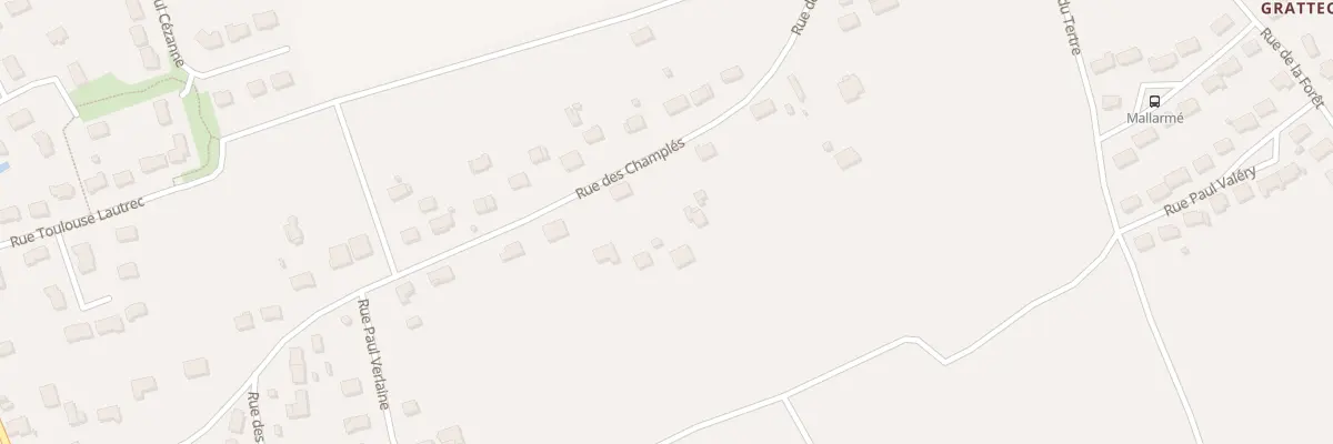 Plan du 453 Rue des Champlés à Vendôme