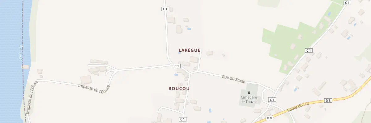 Plan du 5070 Laregue à Touzac