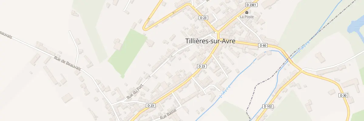 Plan du 17 Rue du Fort à Tillières-sur-Avre