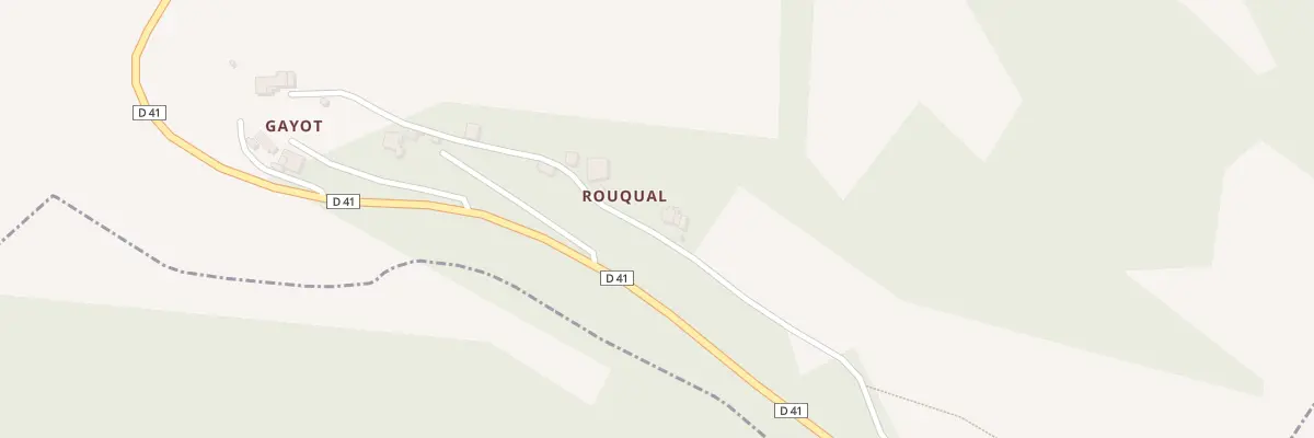 Plan du 5130 Rouquat à Touffailles