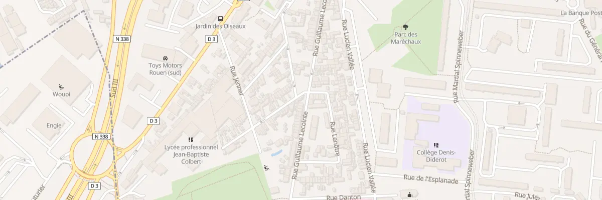 Plan du 52 Rue Guillaume Lecointe au Petit-Quevilly