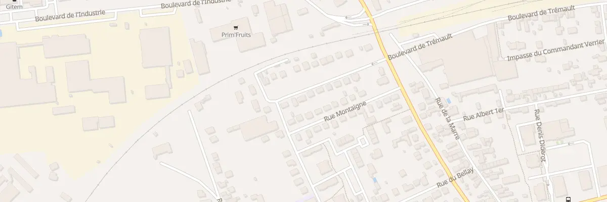 Plan du 19 Rue Rabelais à Vendôme
