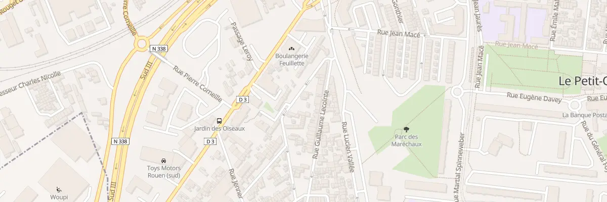 Plan du 15 Rue Professeur L Bernard au Petit-Quevilly
