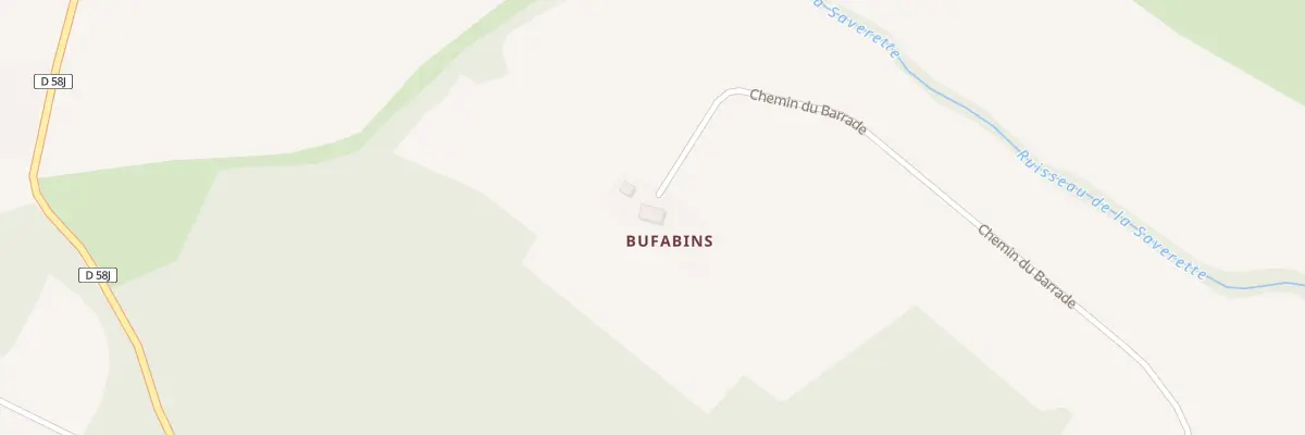 Plan du 74 Bufabins à Lautignac