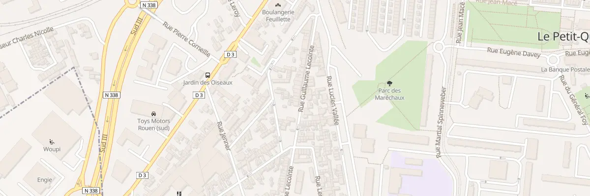 Plan du 36 Rue Guillaume Lecointe au Petit-Quevilly