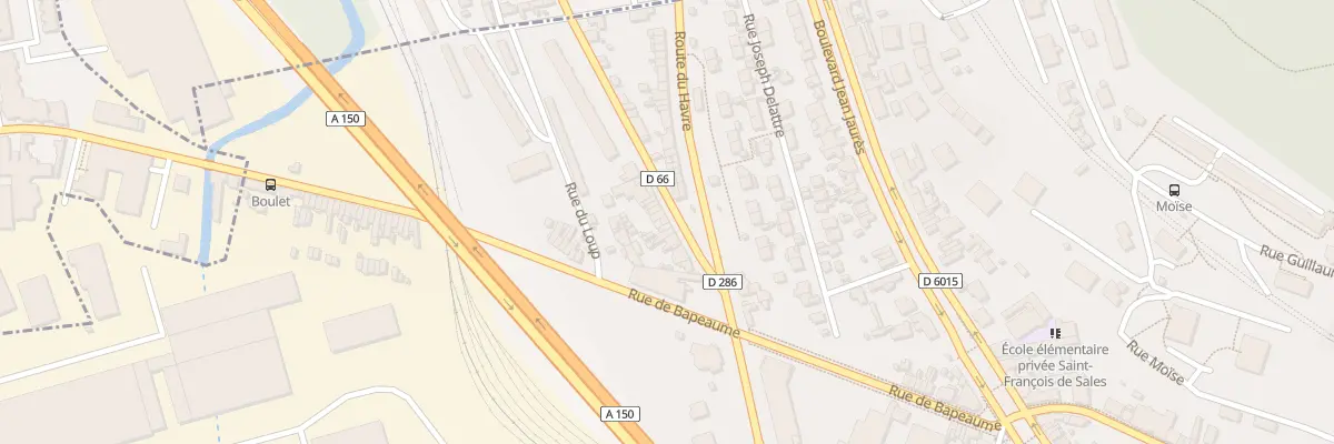 Plan du 9 Rue Charles Besselievre à Rouen