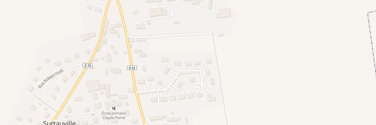 Plan du 13 Rue Grange Dimiere à Surtauville