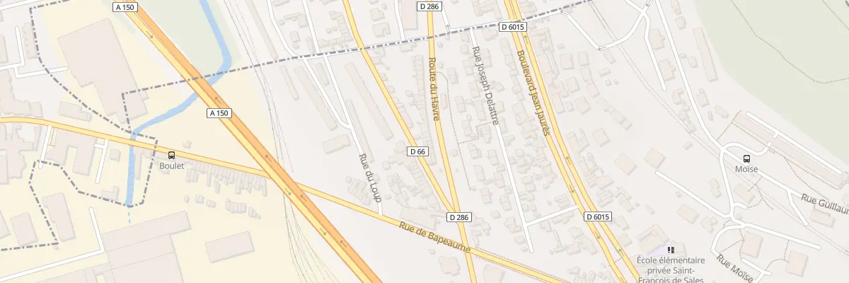 Plan du 8 Rue Charles Besselievre à Rouen