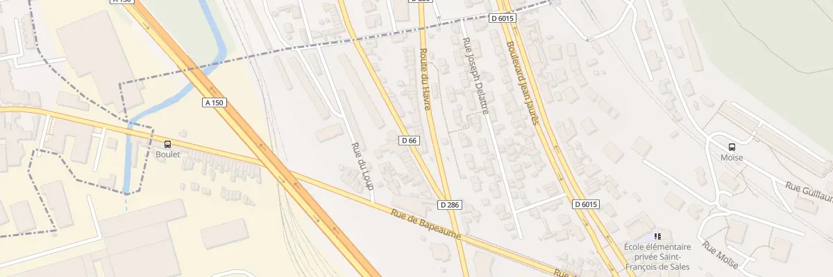 Plan du 4 Rue Charles Besselievre à Rouen