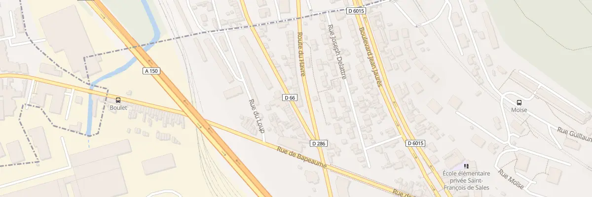 Plan du 2 Rue Charles Besselievre à Rouen
