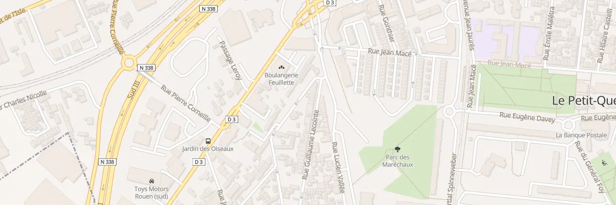 Plan du 10 Rue Guillaume Lecointe au Petit-Quevilly