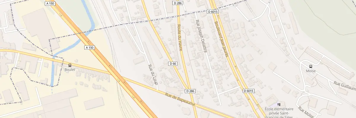 Plan du 131 Rte du Havre à Rouen