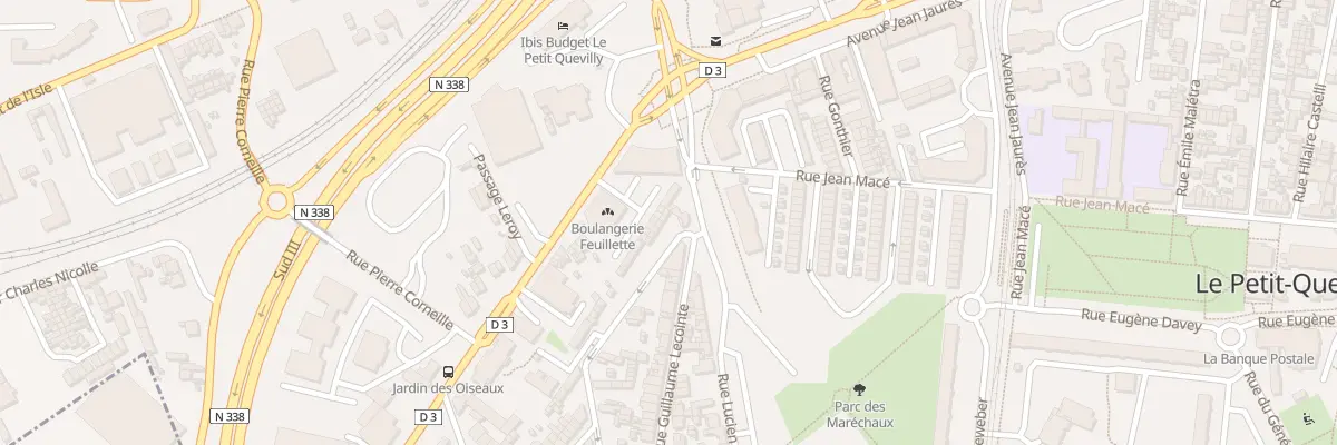 Plan du 4 Rue Professeur L Bernard au Petit-Quevilly