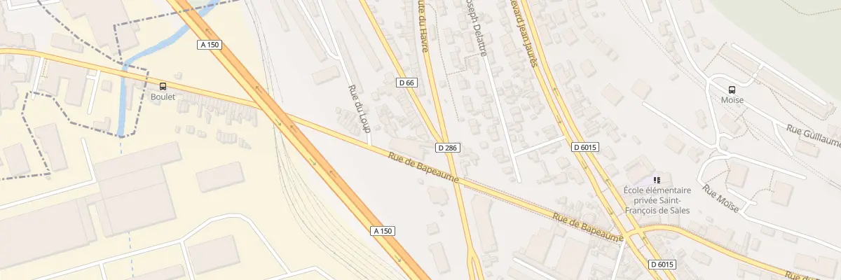 Plan du 3 Rue Charles Besselievre à Rouen