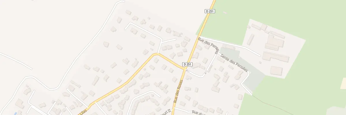 Plan du 83 Rue des Lilas à Eslettes