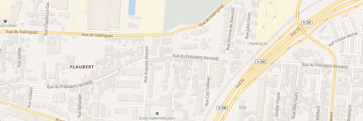 Plan du 78 Rue du President Kennedy au Petit-Quevilly