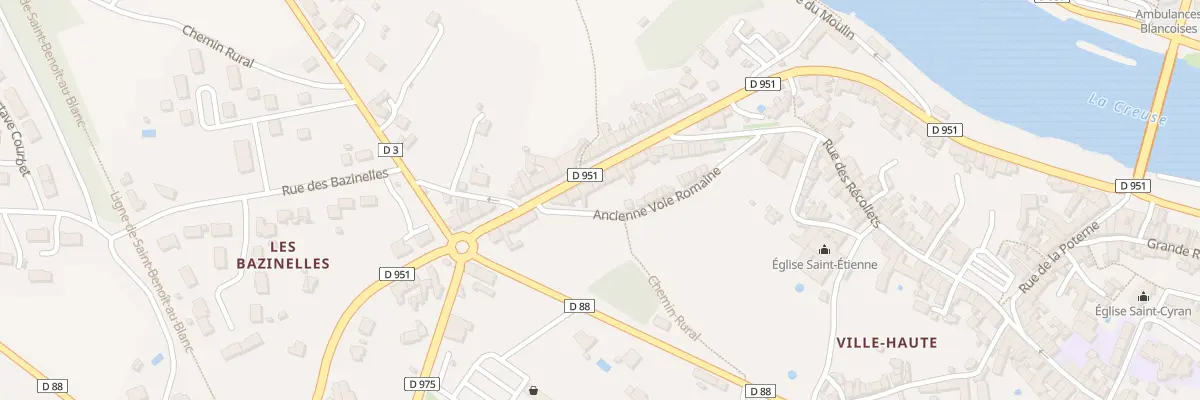 Plan du 39 Rue de Poitiers au Blanc