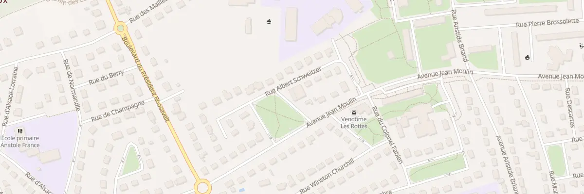Plan du 10 Rue Albert Schweitzer à Vendôme