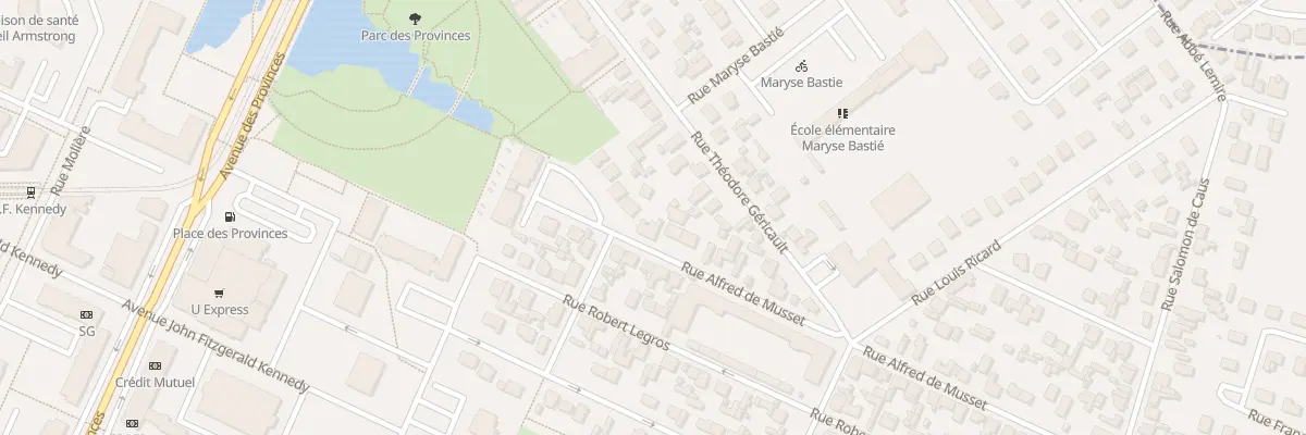 Plan du 17 Rue Alfred de Musset au Grand-Quevilly