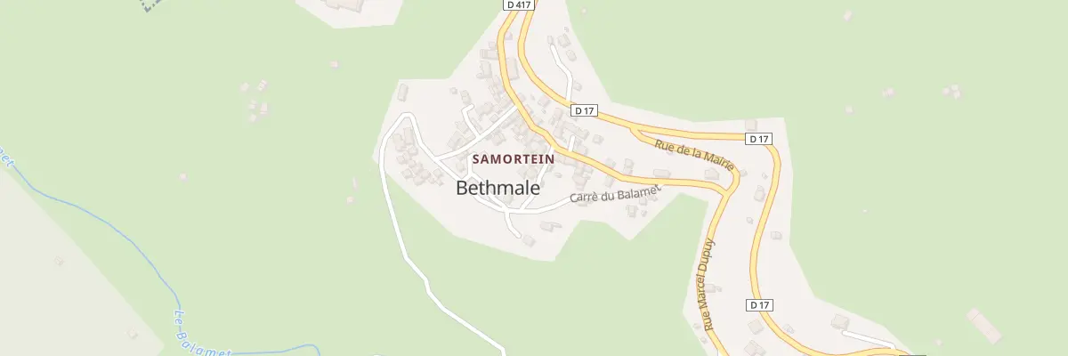 Plan du 26 Samortein à Bethmale